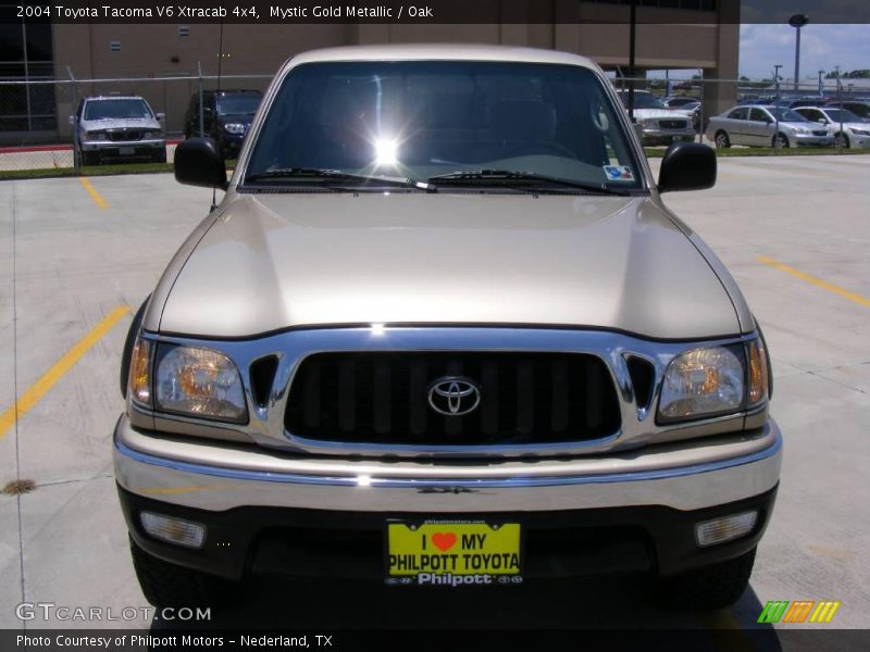 Mystic Gold Metallic / Oak 2004 Toyota Tacoma V6 Xtracab 4x4