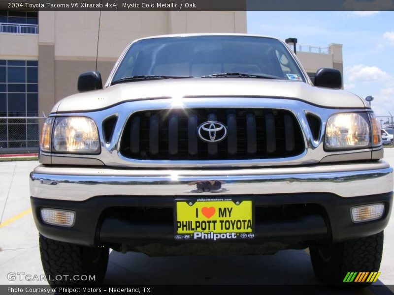 Mystic Gold Metallic / Oak 2004 Toyota Tacoma V6 Xtracab 4x4