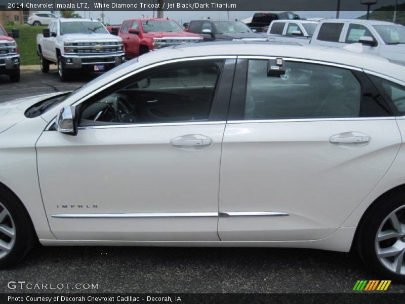 White Diamond Tricoat / Jet Black/Dark Titanium 2014 Chevrolet Impala LTZ