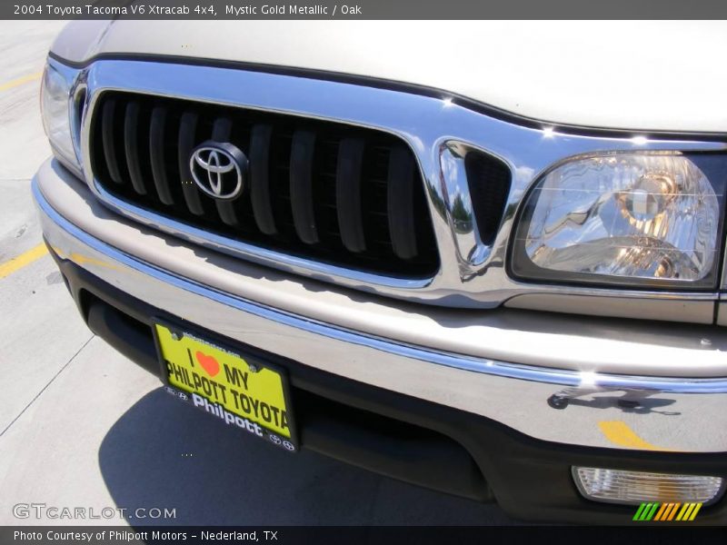 Mystic Gold Metallic / Oak 2004 Toyota Tacoma V6 Xtracab 4x4