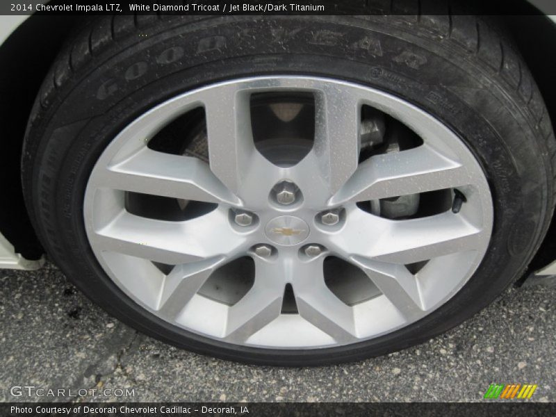 White Diamond Tricoat / Jet Black/Dark Titanium 2014 Chevrolet Impala LTZ