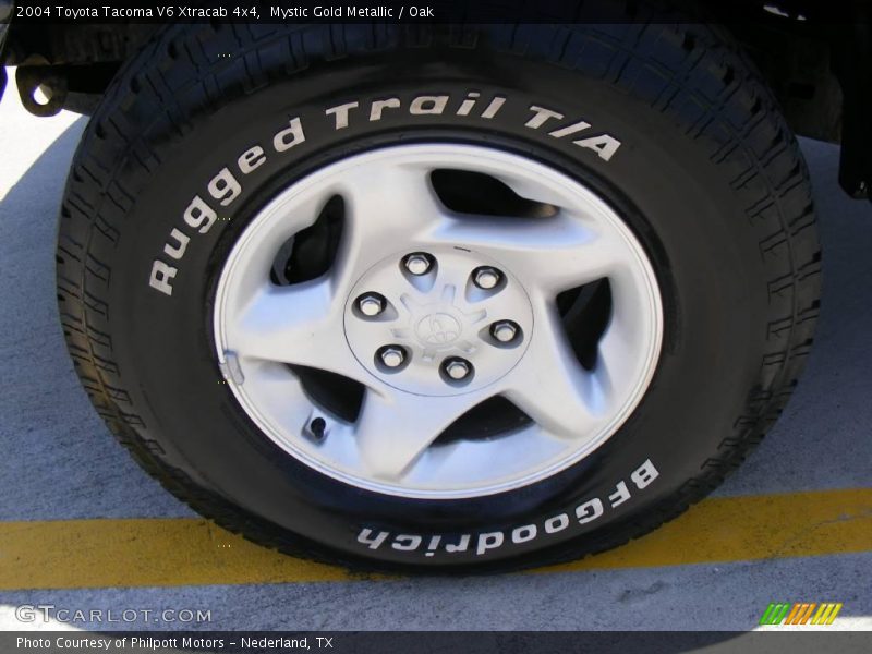 Mystic Gold Metallic / Oak 2004 Toyota Tacoma V6 Xtracab 4x4