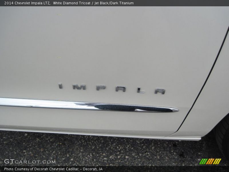 White Diamond Tricoat / Jet Black/Dark Titanium 2014 Chevrolet Impala LTZ