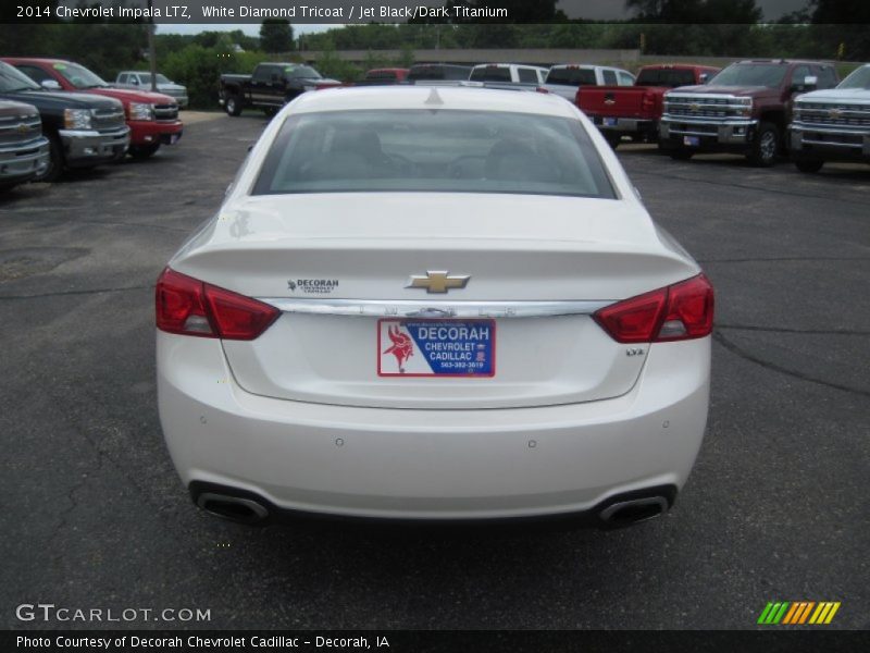 White Diamond Tricoat / Jet Black/Dark Titanium 2014 Chevrolet Impala LTZ