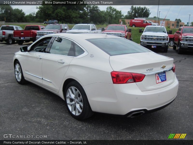 White Diamond Tricoat / Jet Black/Dark Titanium 2014 Chevrolet Impala LTZ