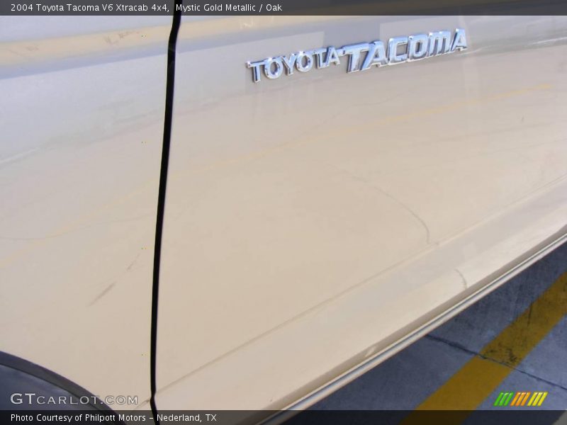 Mystic Gold Metallic / Oak 2004 Toyota Tacoma V6 Xtracab 4x4