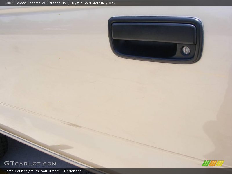 Mystic Gold Metallic / Oak 2004 Toyota Tacoma V6 Xtracab 4x4