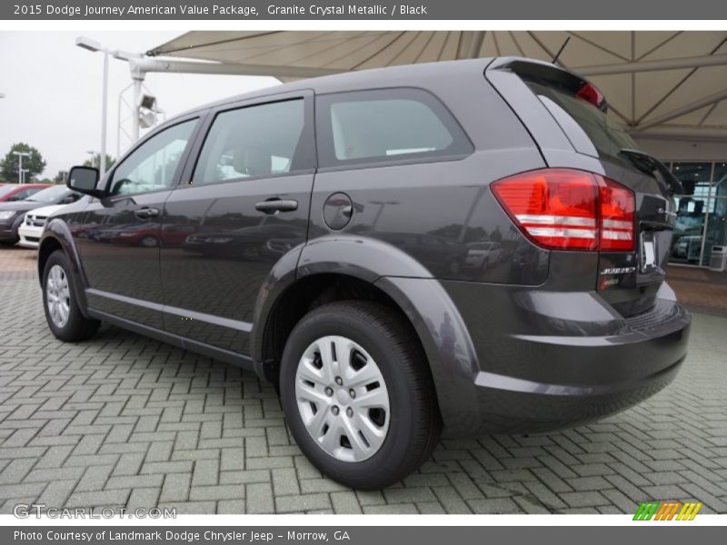 Granite Crystal Metallic / Black 2015 Dodge Journey American Value Package