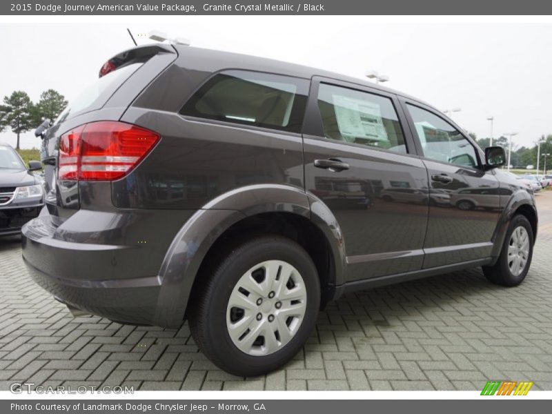 Granite Crystal Metallic / Black 2015 Dodge Journey American Value Package