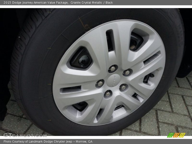 Granite Crystal Metallic / Black 2015 Dodge Journey American Value Package