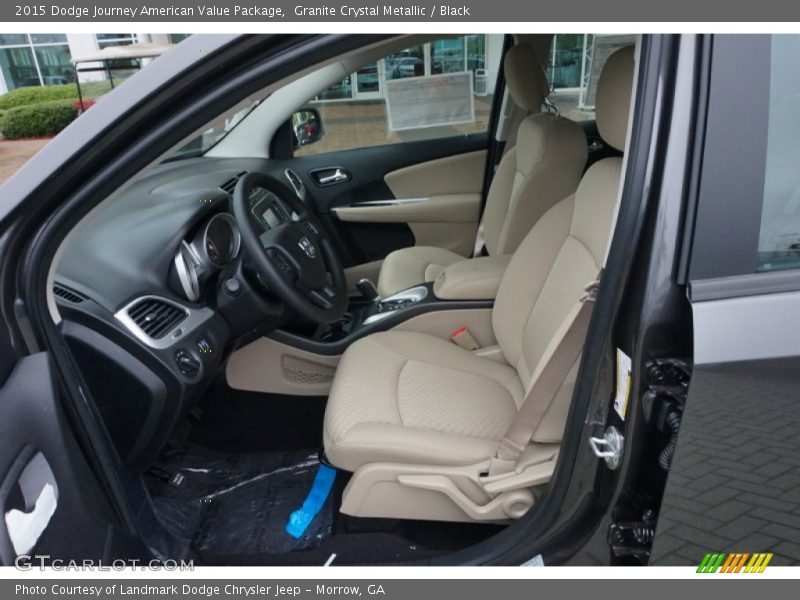 Granite Crystal Metallic / Black 2015 Dodge Journey American Value Package