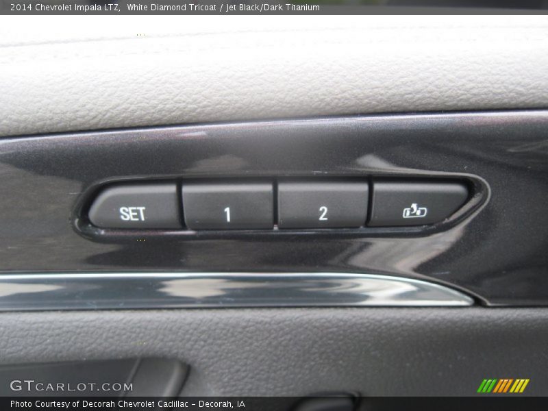 White Diamond Tricoat / Jet Black/Dark Titanium 2014 Chevrolet Impala LTZ