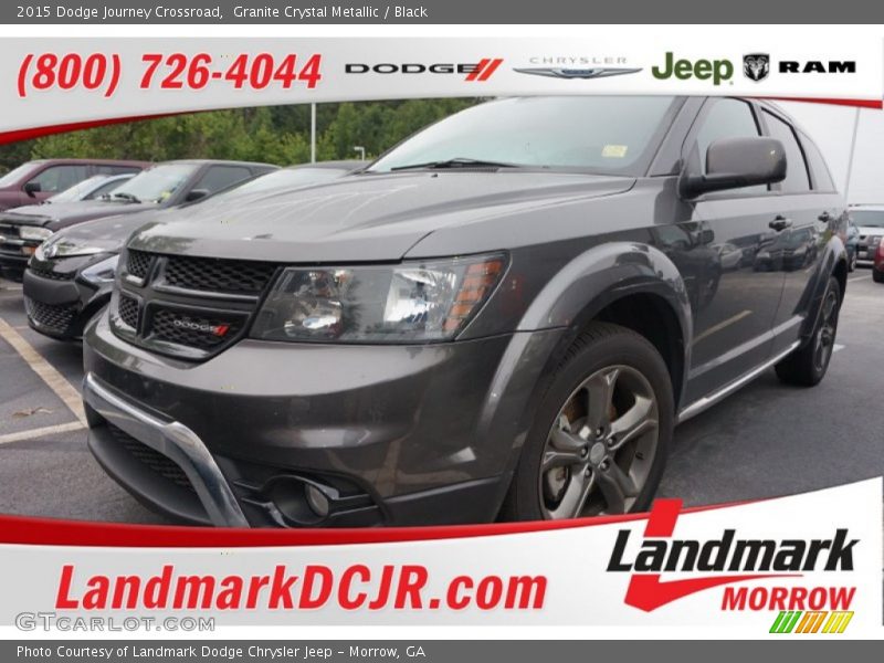 Granite Crystal Metallic / Black 2015 Dodge Journey Crossroad
