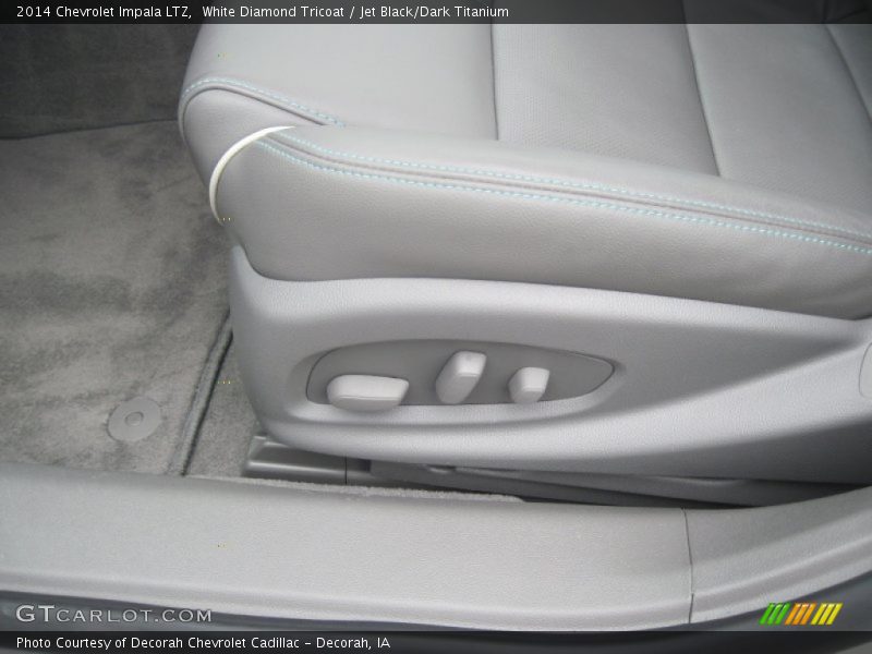 White Diamond Tricoat / Jet Black/Dark Titanium 2014 Chevrolet Impala LTZ