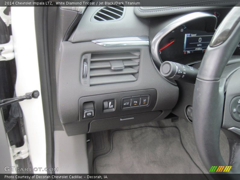 White Diamond Tricoat / Jet Black/Dark Titanium 2014 Chevrolet Impala LTZ