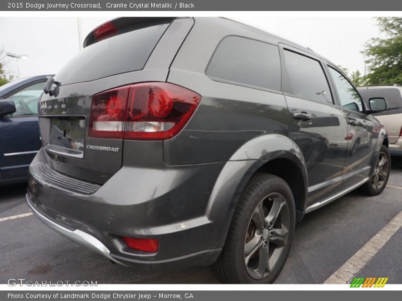 Granite Crystal Metallic / Black 2015 Dodge Journey Crossroad