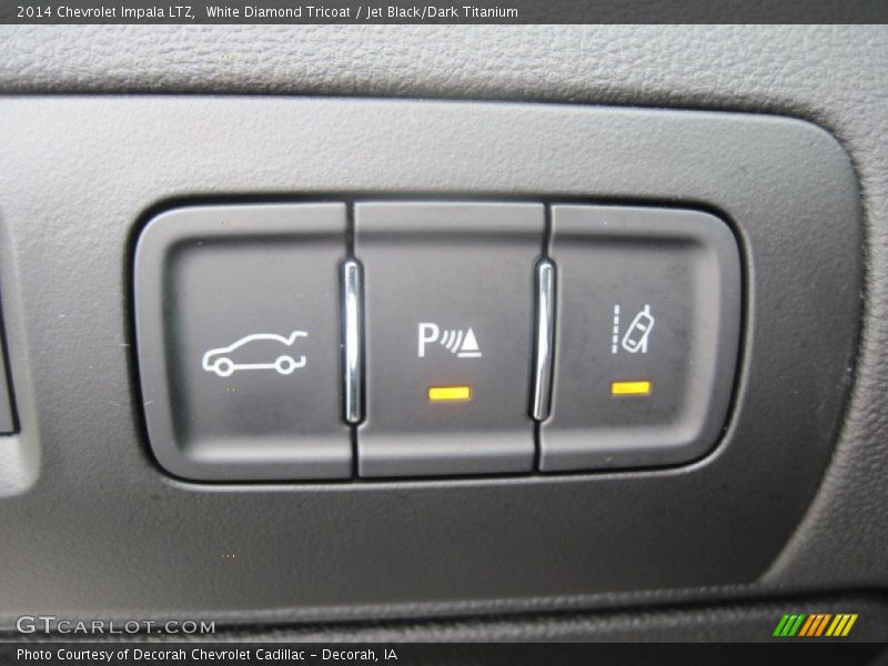 White Diamond Tricoat / Jet Black/Dark Titanium 2014 Chevrolet Impala LTZ