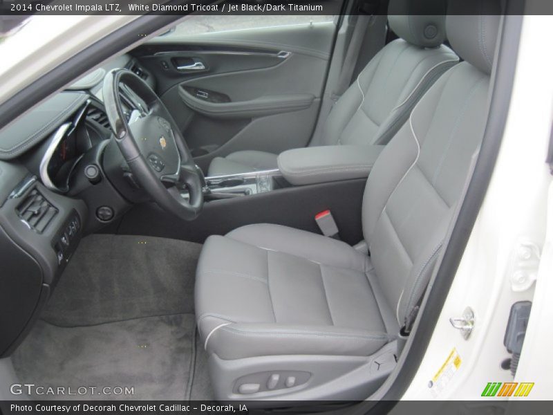 White Diamond Tricoat / Jet Black/Dark Titanium 2014 Chevrolet Impala LTZ
