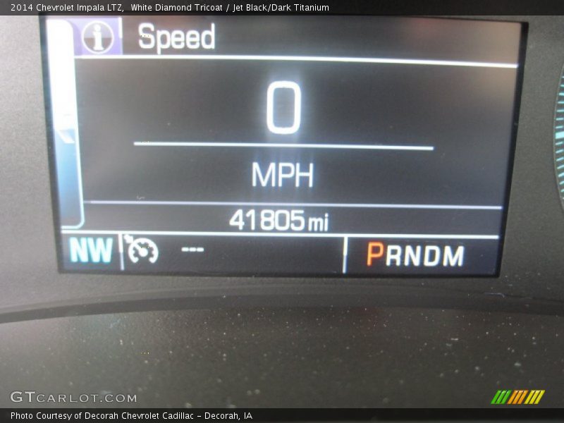 White Diamond Tricoat / Jet Black/Dark Titanium 2014 Chevrolet Impala LTZ