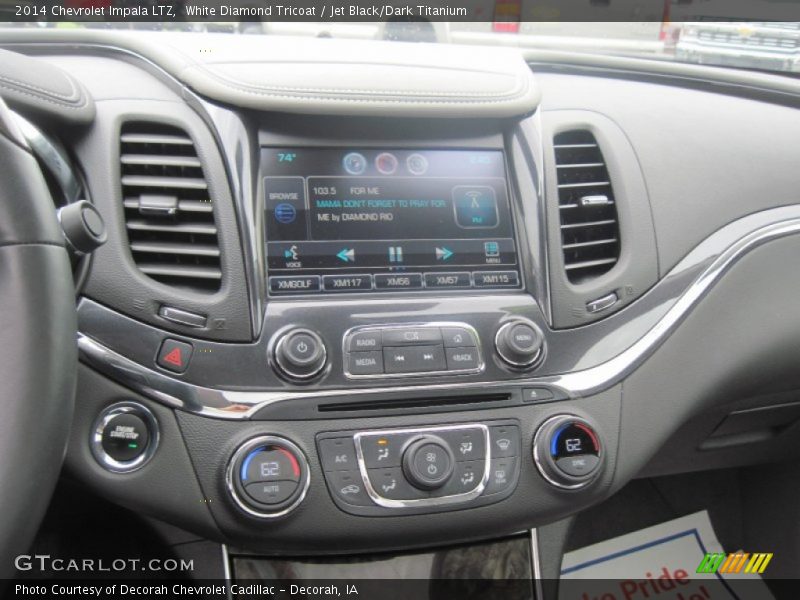 White Diamond Tricoat / Jet Black/Dark Titanium 2014 Chevrolet Impala LTZ