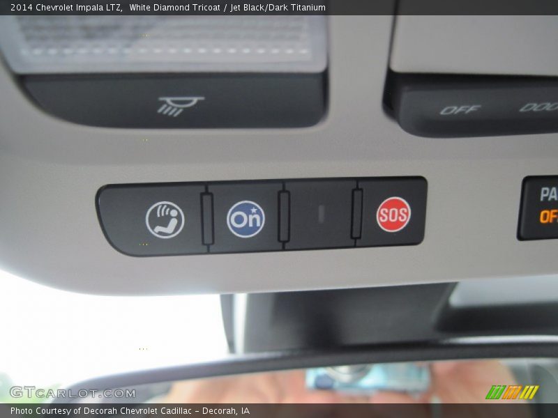 White Diamond Tricoat / Jet Black/Dark Titanium 2014 Chevrolet Impala LTZ