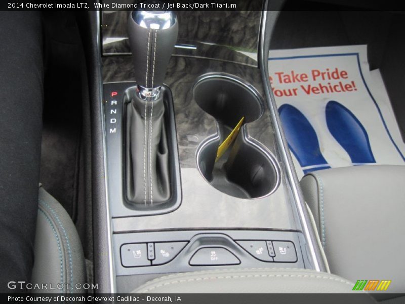 White Diamond Tricoat / Jet Black/Dark Titanium 2014 Chevrolet Impala LTZ