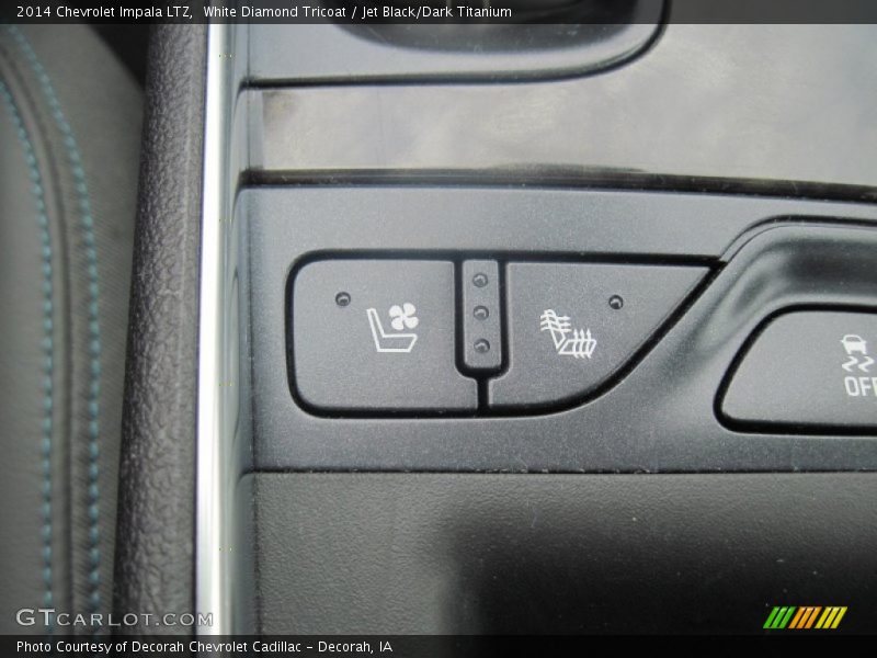 White Diamond Tricoat / Jet Black/Dark Titanium 2014 Chevrolet Impala LTZ