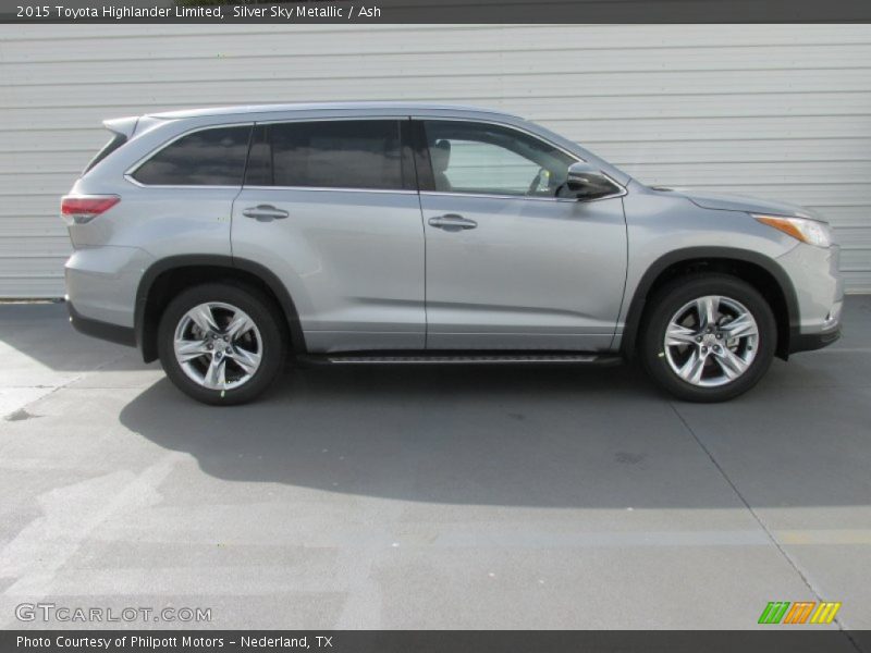 Silver Sky Metallic / Ash 2015 Toyota Highlander Limited