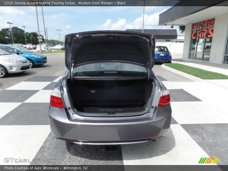 Modern Steel Metallic / Black 2015 Honda Accord Hybrid Touring Sedan