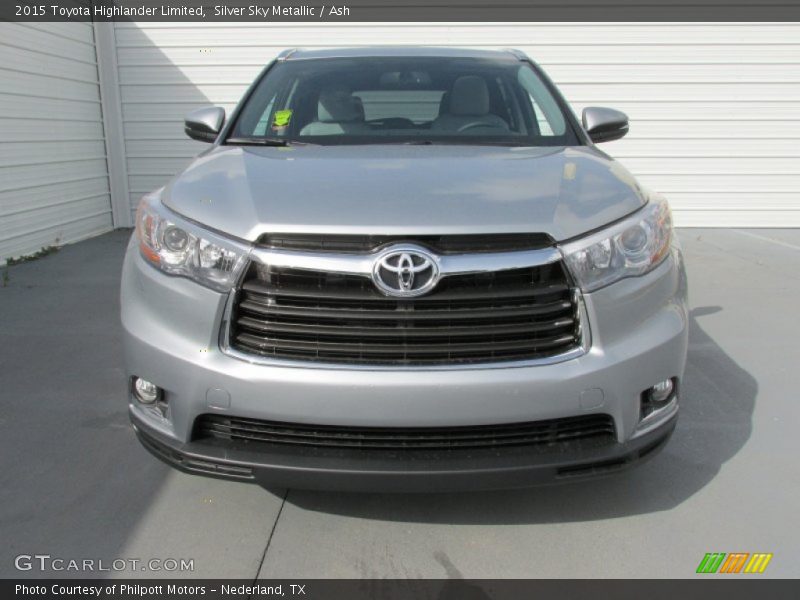 Silver Sky Metallic / Ash 2015 Toyota Highlander Limited