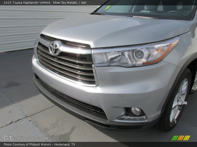 Silver Sky Metallic / Ash 2015 Toyota Highlander Limited