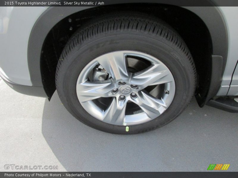 Silver Sky Metallic / Ash 2015 Toyota Highlander Limited