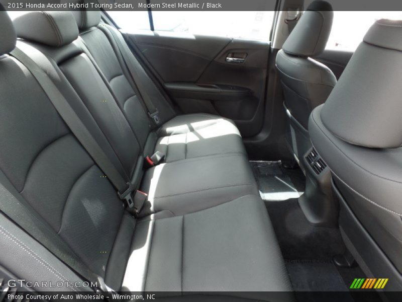 Modern Steel Metallic / Black 2015 Honda Accord Hybrid Touring Sedan