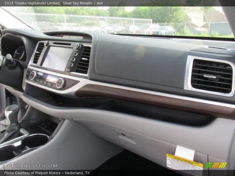 Silver Sky Metallic / Ash 2015 Toyota Highlander Limited