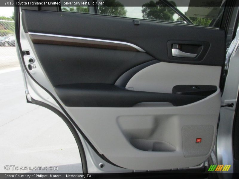 Silver Sky Metallic / Ash 2015 Toyota Highlander Limited