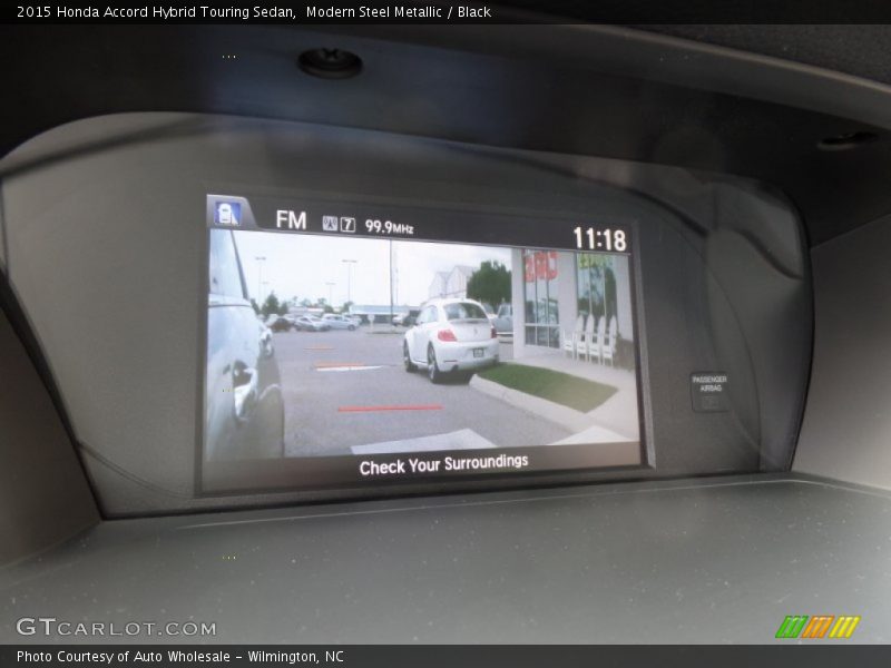 Modern Steel Metallic / Black 2015 Honda Accord Hybrid Touring Sedan