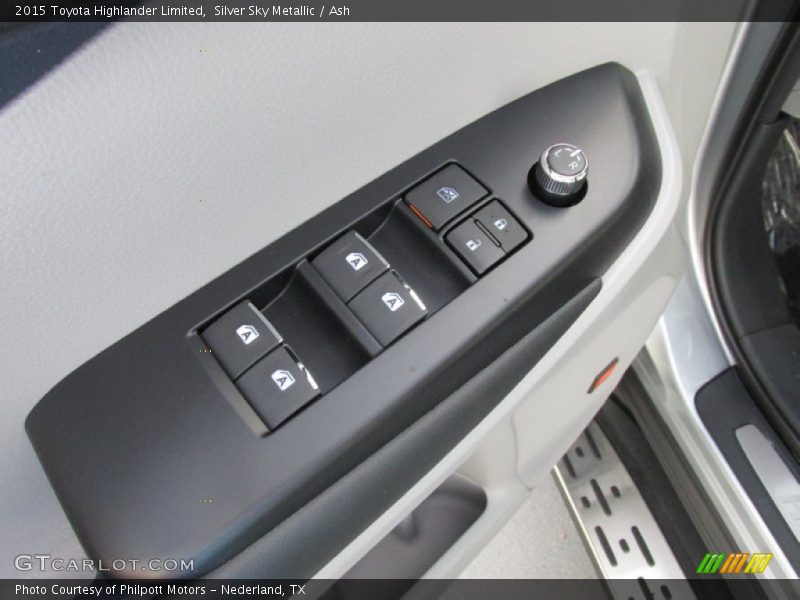 Silver Sky Metallic / Ash 2015 Toyota Highlander Limited