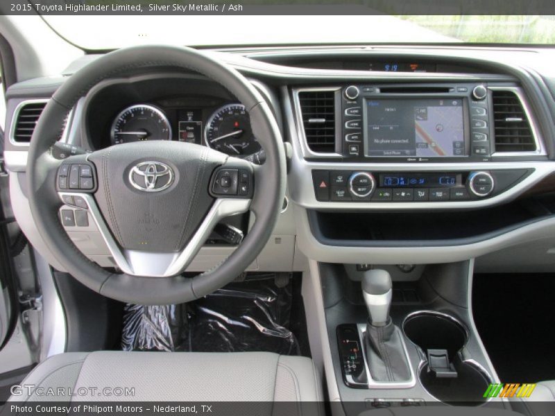 Silver Sky Metallic / Ash 2015 Toyota Highlander Limited