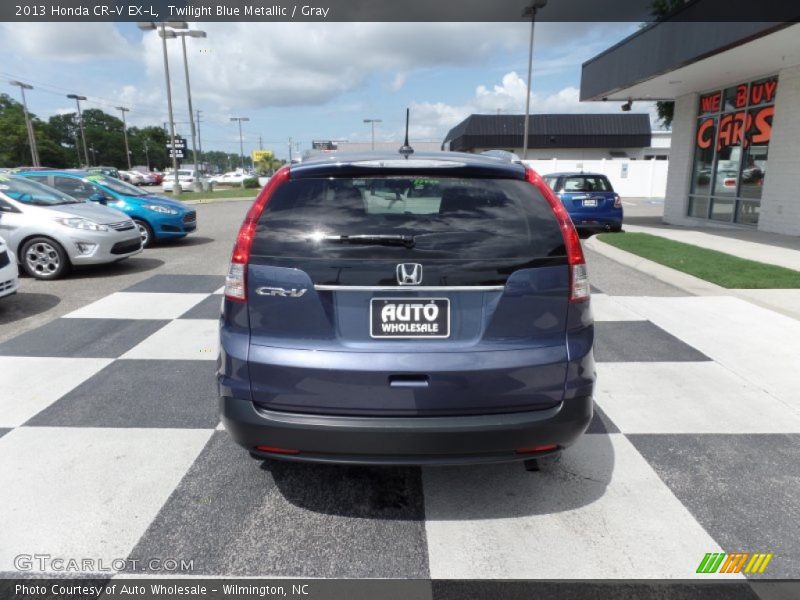 Twilight Blue Metallic / Gray 2013 Honda CR-V EX-L