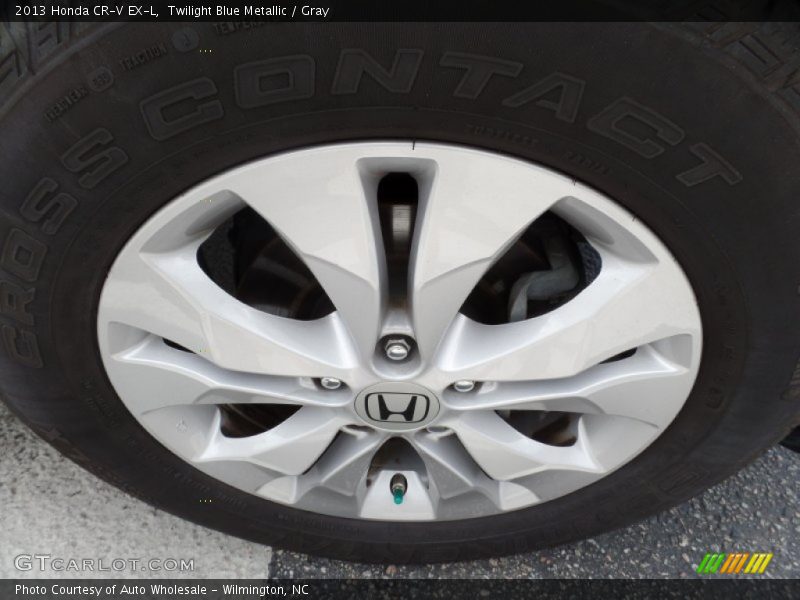 Twilight Blue Metallic / Gray 2013 Honda CR-V EX-L
