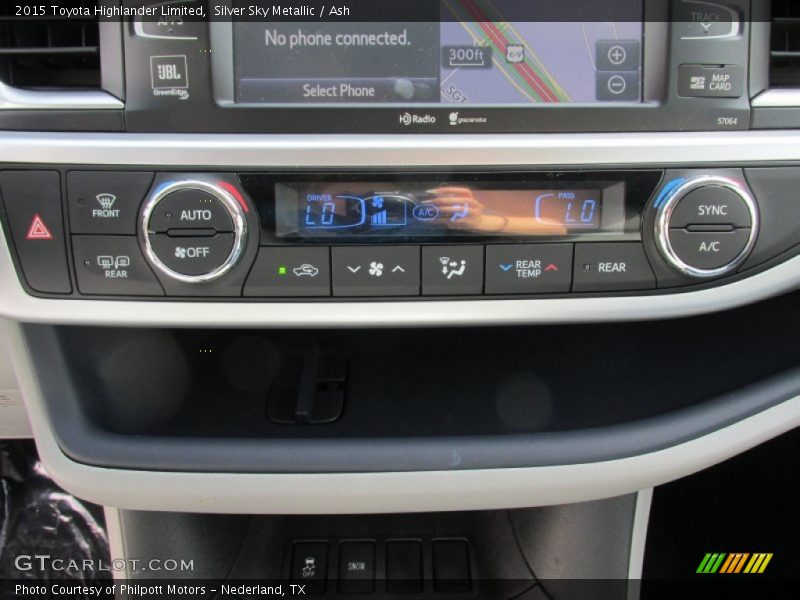 Silver Sky Metallic / Ash 2015 Toyota Highlander Limited