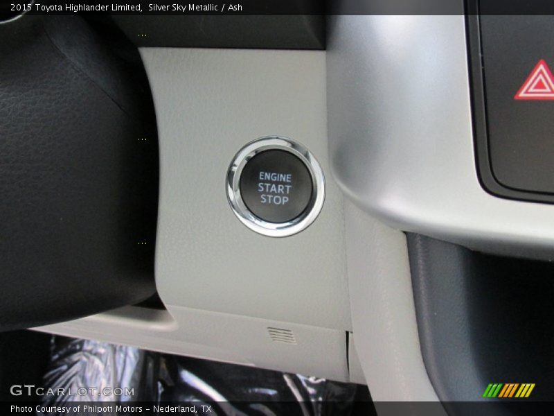 Silver Sky Metallic / Ash 2015 Toyota Highlander Limited