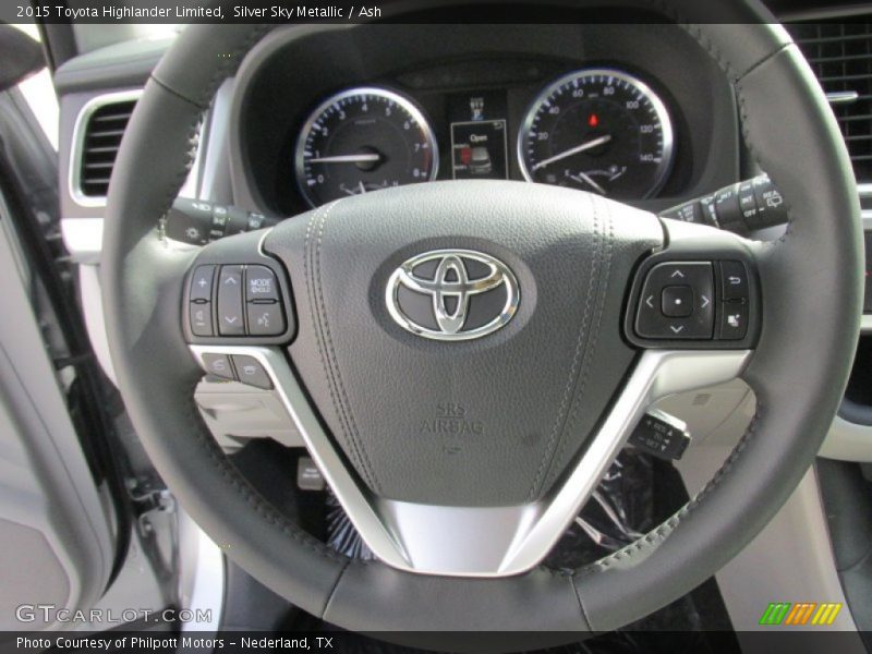 Silver Sky Metallic / Ash 2015 Toyota Highlander Limited