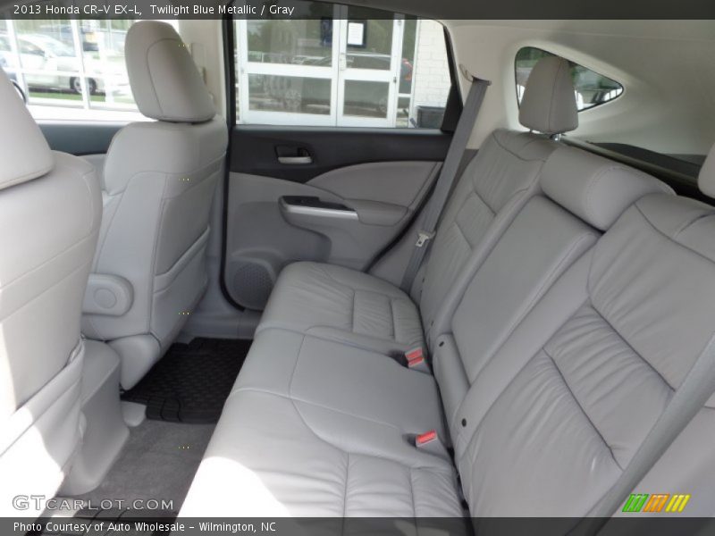 Twilight Blue Metallic / Gray 2013 Honda CR-V EX-L