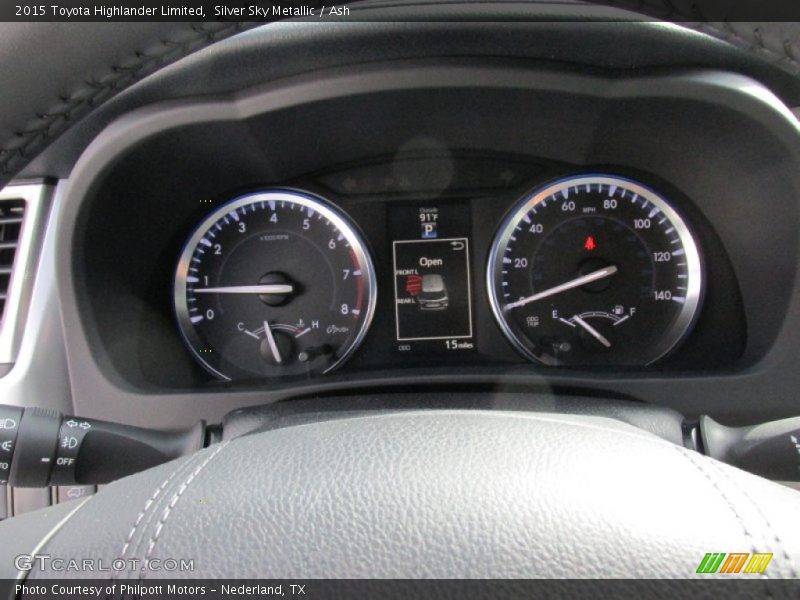 Silver Sky Metallic / Ash 2015 Toyota Highlander Limited