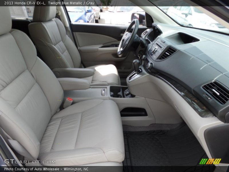 Twilight Blue Metallic / Gray 2013 Honda CR-V EX-L