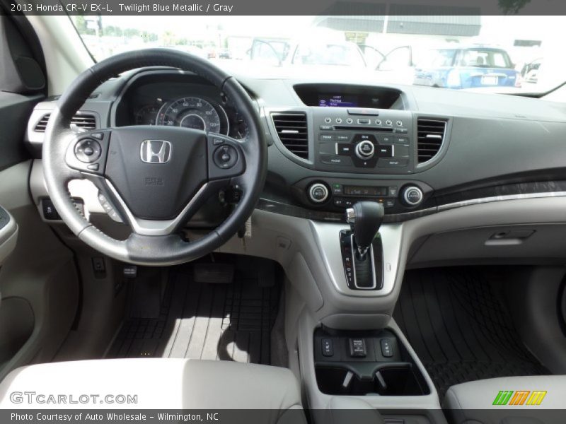 Twilight Blue Metallic / Gray 2013 Honda CR-V EX-L