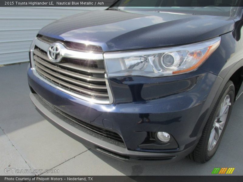 Nautical Blue Metallic / Ash 2015 Toyota Highlander LE