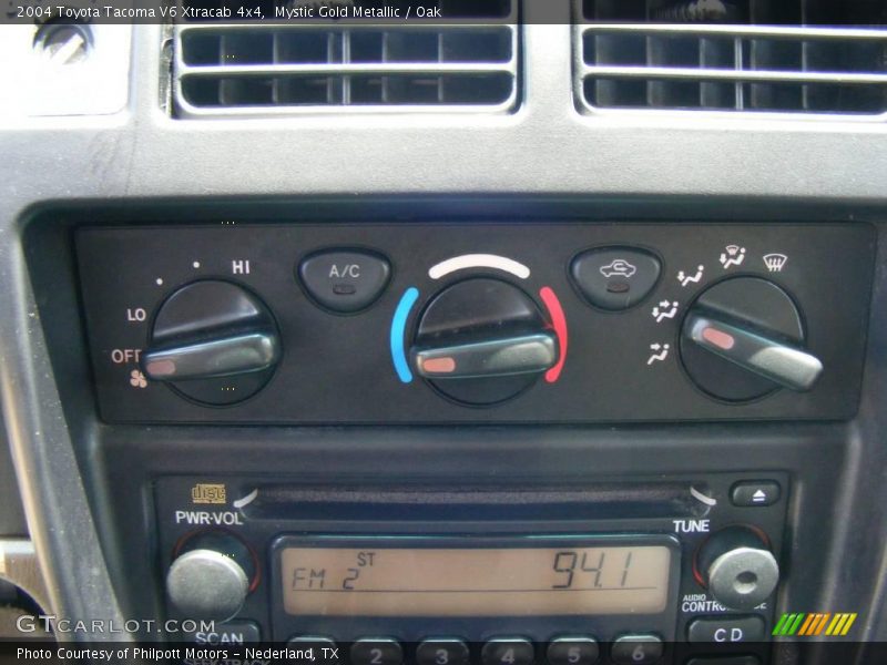 Mystic Gold Metallic / Oak 2004 Toyota Tacoma V6 Xtracab 4x4