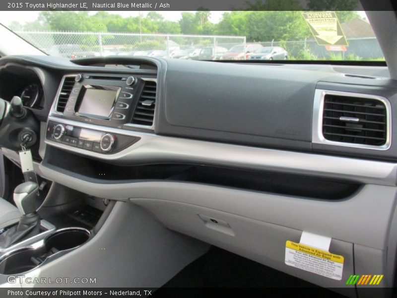 Nautical Blue Metallic / Ash 2015 Toyota Highlander LE